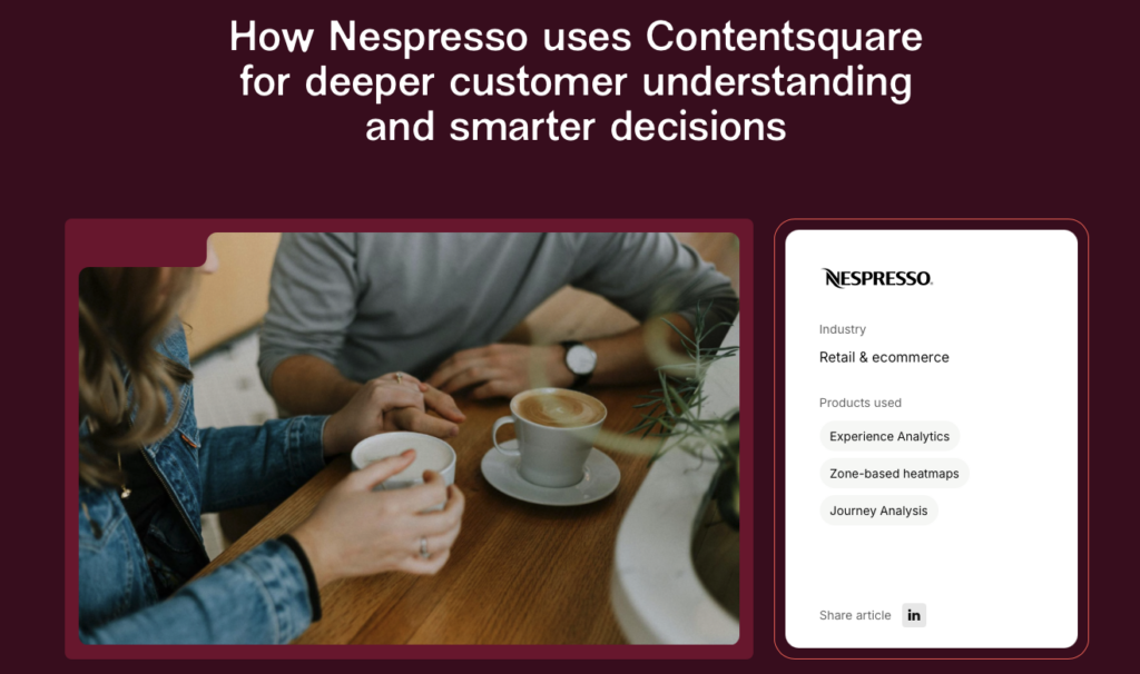 Long-form testimonial example