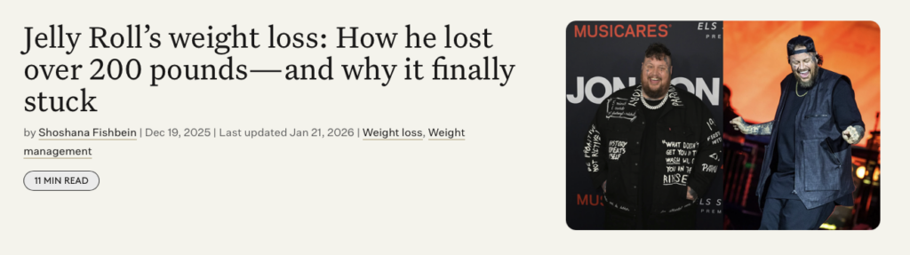 Before and after testimonial example