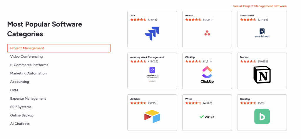 Review site testimonial example