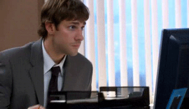Gif of Jim from the office shaking his head