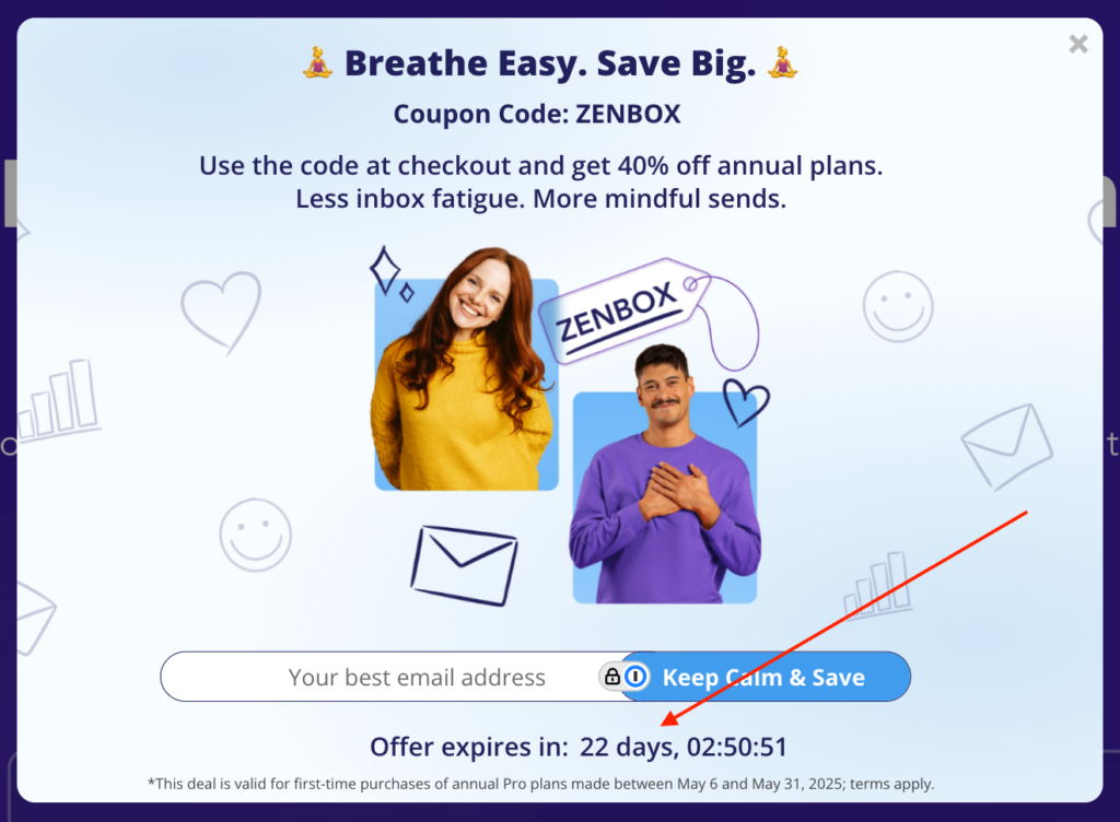 urgency helps your website conversion