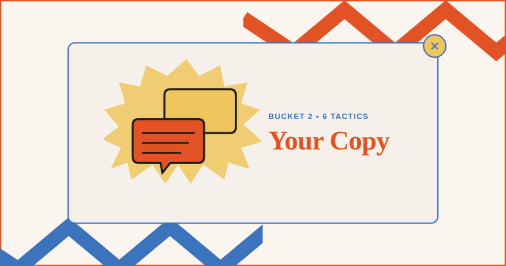 Six conversion rate optimization tactics for opt-in copy